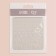 Nail stickers "lace", voluminous, white color