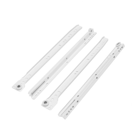 Roller guides tundra, l = 350 mm, thickness 0.8 mm, white, 2 pcs.