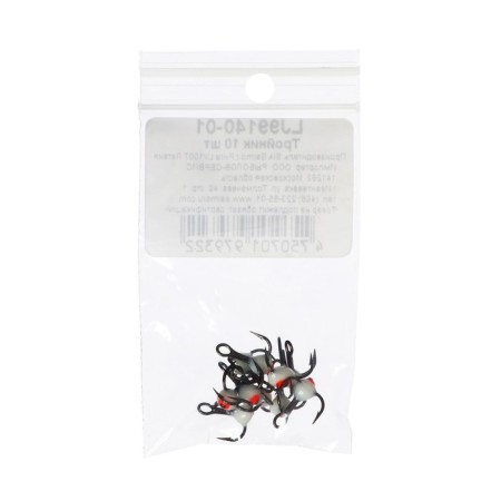 Lucky John bait hook for lures with a drop of color, No. 14/01