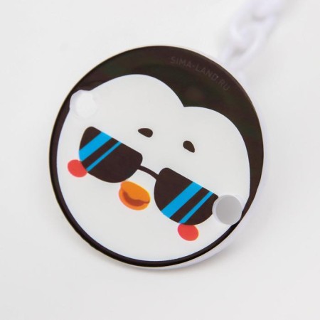 Holder for the nipple - dummy "Trend. Penguin ", on the chain-6