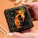 Casket "Firebird", 10 × 10 cm, lacquer miniature