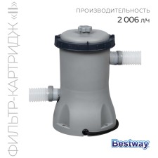 Filter pump for pools, with cartridge 
