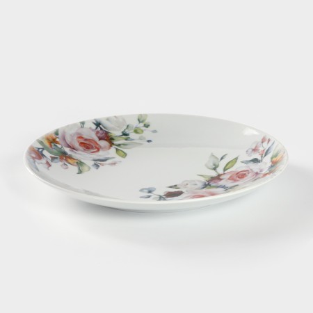Porcelain plate "Verona", d = 27 cm, white-1