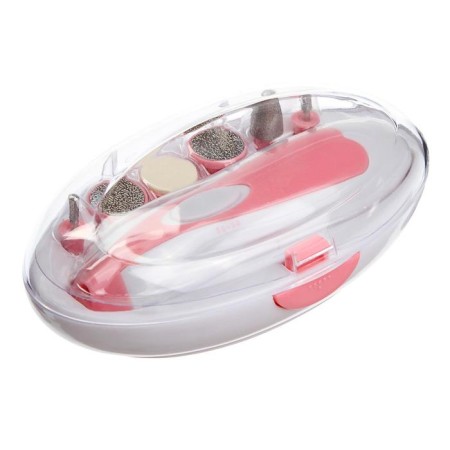 Luazon LMM-005 manicure apparatus, 6 nozzles, 2XAA (not included), pink-2