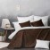 Set "Trust": a cover of 230 x 250 cm, pillowcases 45 x 45 cm - 2 pcs, brown