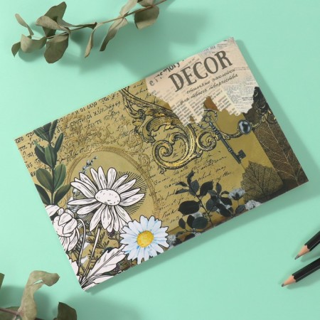 Stickers in the book "Classic and Watercolor" + 3 backgrounds 20.7x14.2 cm-3