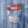 Jewelry decoration "Snowflake Leniga" (set 3 pcs) 6x6 cm, transparent