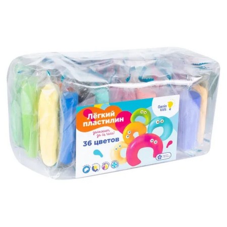 Set for children's modeling "Light plasticine" 36 colors-4
