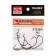 Offset hooks Kujira Spinning 570, BN color, No. 2, 5 pcs.