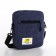 Youth bag with a zipper, blue color