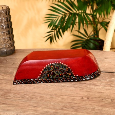 Style Glomok dish wood 33x17x7 cm-1