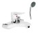 ACCOONA bathtub mixer A86312, single -leaf, chrome