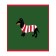 A set of napkins for setting the table “Dachshund in a striped T -shirt”, rectangular, size 32x46 cm, 4 pcs