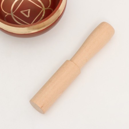Singing bowl metal "red" with a resonator d = 8 cm-1
