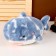 Soft toy "Shark", 32 cm, blue color