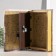 Safe-book wood, leatherette, Dragonfly and Flowers mirror 24x16x5 cm