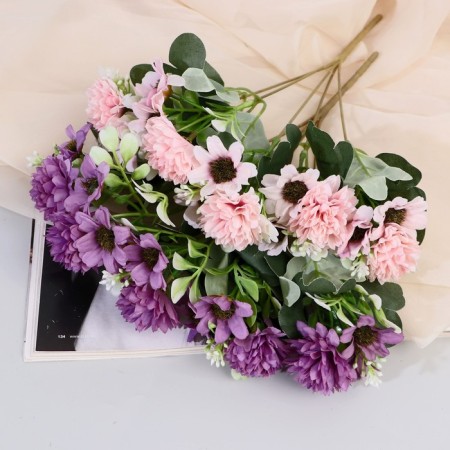 Букет "Хризантема Камелия" 3,5х31 см, микс-2