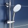 Shower system IDDIS SheLFY SheSB3FI06, tropical shower, shower, brass, chrome