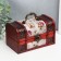 Casket Wood Elevated "Roses and Stamps" set 2 pcs 6.5x11.5x7.5, 10.5x17x10.5 cm