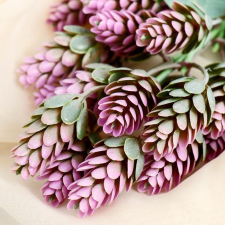 Flowers artificial "twig of hops" 45 cm, lilac-1