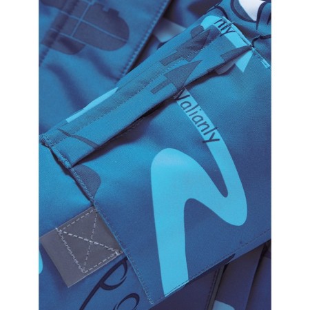 Ski costume for girls, blue color, height 104 cm-15
