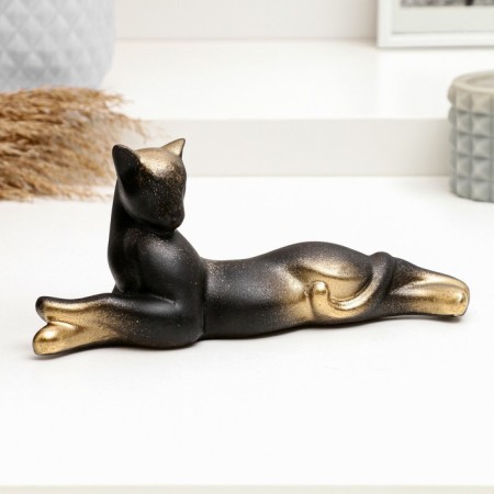 The figure "cat lies" black, 8x20cm