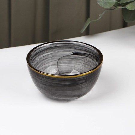 Glass salad "Smoke", 400 ml, 12.5 × 6.5 cm