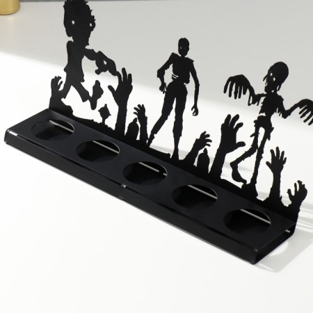 Summary Metal for 5 candles "Halloween. The rebels" black 17.8x29.5x6 cm-5