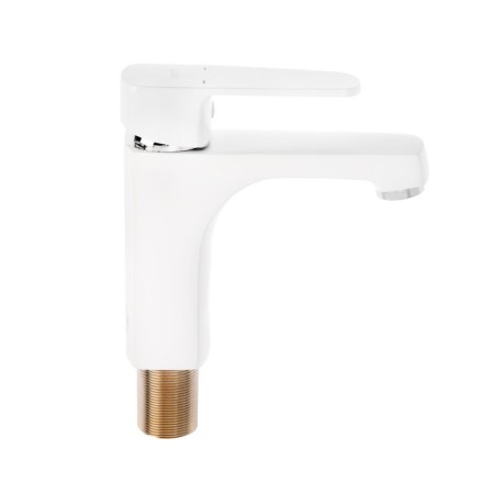 Everest sink mixer B10-0277, single-leaf, pour 117 mm, white