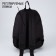 Backpack school youth focus on the good, 29x12x37 cm, lightning department, outer pocket, black color