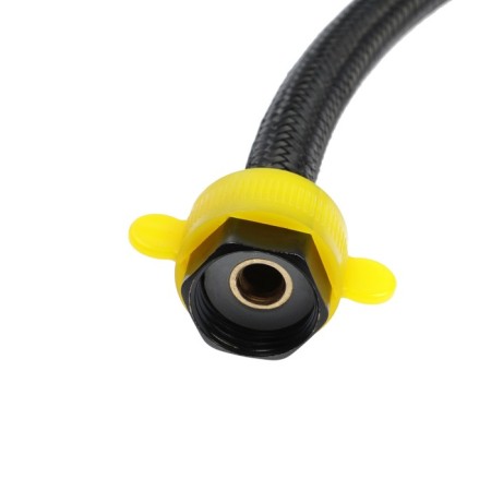 Flexible watering for water zein English, nylon, 1/2 ", tuzur nut, 40 cm, with a key, black-3