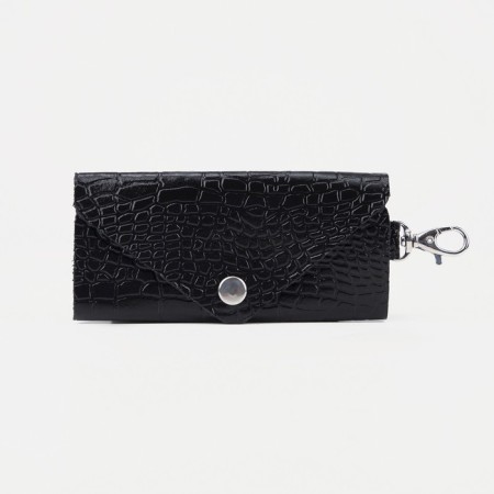 Key on the button, length 11 cm, black color