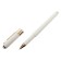 Ballic handle, 0.5 mm, BrunovisConti Monaco, blue rod, Soft Touch body white, in case
