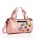 Youth bag with a zipper, pink color