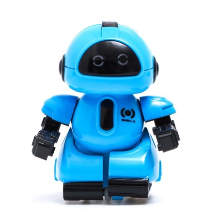 Robot radio -controlled "minibot", light effects, blue color-1