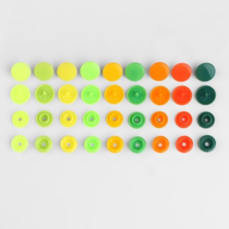 Plastic buttons, d = 12 mm, 240 pcs, in the organizer, colorful color-4