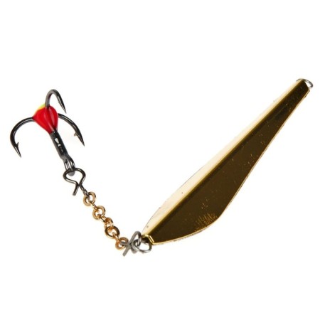 Vertical Winter Lucky John Double Blade with a chain and a tee, 5.5 cm sg blister-1