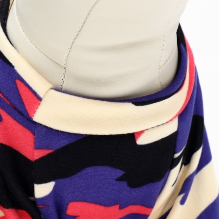 Camouflage sweatshirt, size S (DS 25, Osh 25, OG 35 cm), purple-3