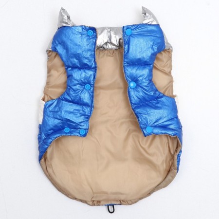 Jacket for dogs with weighting size 16 (DS 36, OG 46, Osh 35), silver-blue-5