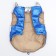 Jacket for dogs with weighting size 16 (DS 36, OG 46, Osh 35), silver-blue