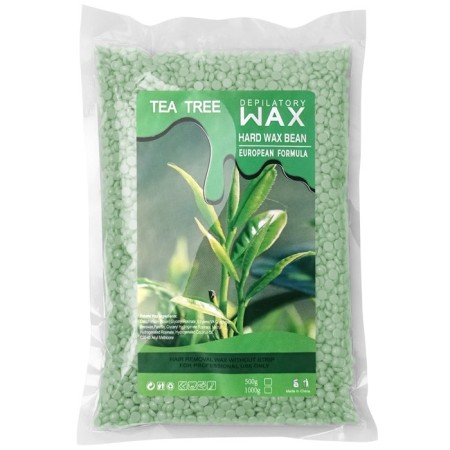 Film wax for depilation in the Jessnail granules "Green Tea", 500 g