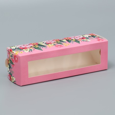 Box for Makarun, confectionery packaging "Beloved educator", 18 x 5.5 x 5.5 cm-1
