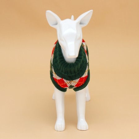 Sweater "Chess", XL (DS 34, Osh 34, OG 32-51 cm)-4