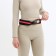 Waist bag for a zipper, black/pink color
