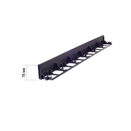 The border is garden, plastic, h = 78 mm, 8 m, 32 pegs, "geoplastboard"-1