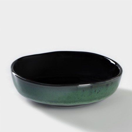 Porcelain plate Verde Notte, 600 ml, D = 18.5 cm