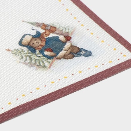 New Year's napkins on the table of the Moscow Bear, 4 pcs, serving, 45 × 30 cm-4