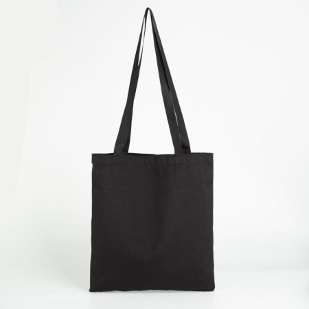 A chopper bag without a zipper, without lining, black color-1