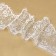 Lace cilia, 90 mm × 9 ± 0.5 m, in Bobin 3 pcs 3 m, ivory color