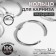 Ring for the cornice, connective, d = 28/33 mm, silver color